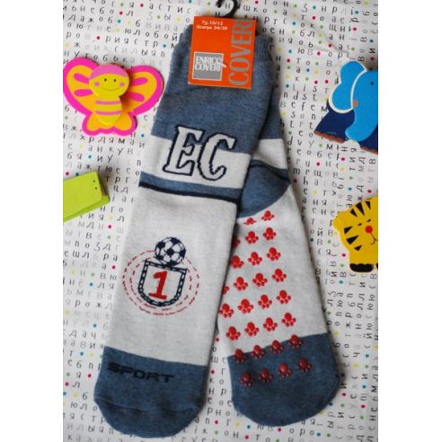 Socks Baby Coveri Anti-slip Machrow Size 34-39 Light Gray buy in online store