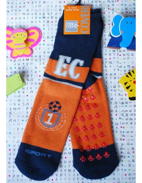 Baby socks Coveri Anti-slip terry size 34-39 Orange buy in online store Baby socks Coveri Anti-slip terry size 34-39 Orange buy in online store