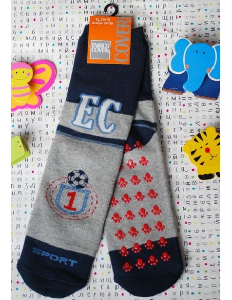 Baby socks Coveri Anti-slip terry size 34-39 gray buy in online store Baby socks Coveri Anti-slip terry size 34-39 gray buy in online store