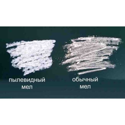 Water soluble dustless chalk white - 20pcs buy in online store