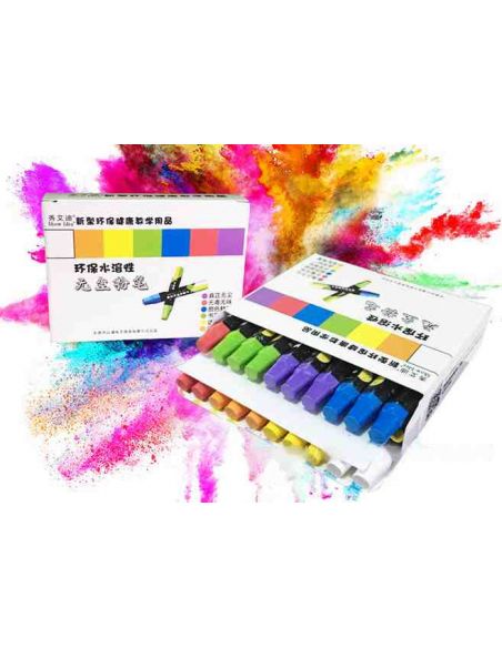 Water soluble dustless chalk white - 20pcs buy in online store Water soluble dustless chalk white - 20pcs buy in online store