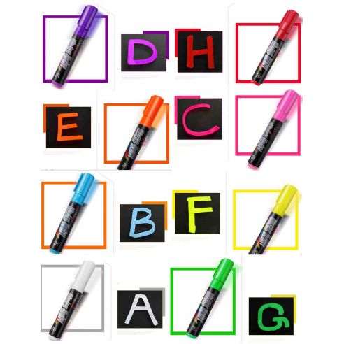 Cretaceous marker on water based window MARKER 8mm - 1pc buy in online store