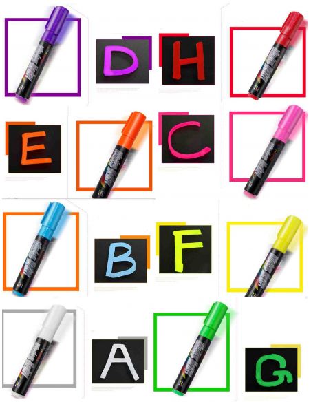 Cretaceous marker on water based window MARKER 8mm - 1pc buy in online store