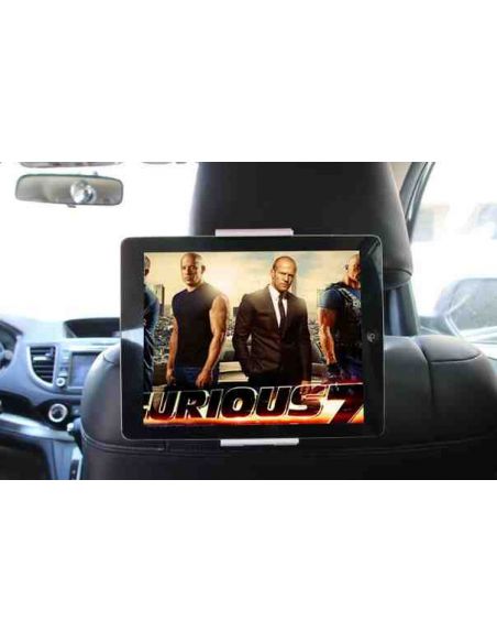 Car fastening for tablets and smartphones on the back of the seat black buy in online store