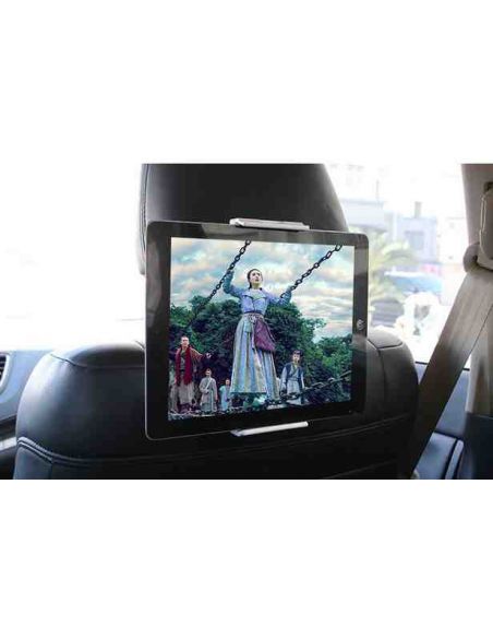Car fastening for tablets and smartphones on the back of the seat black buy in online store