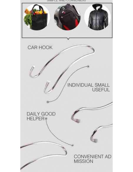 Hook for things in a metal car - Packaging 2pcs buy in online store