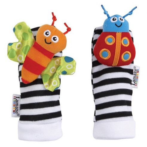Educational rattles on the legs of the company Lamaze Striped buy in online store