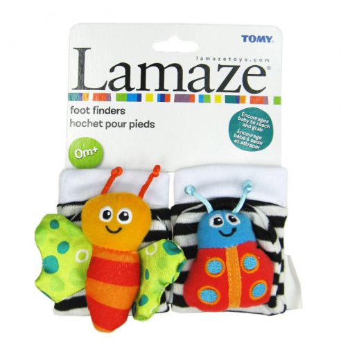Educational rattles on the legs of the company Lamaze Striped buy in online store