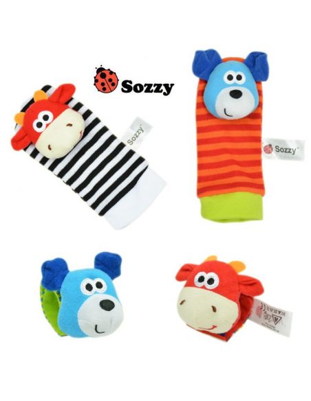 Educational rattles on the legs and handles of the company Sozzy set 1 buy in online store Educational rattles on the legs and handles of the company Sozzy set 1 buy in online store