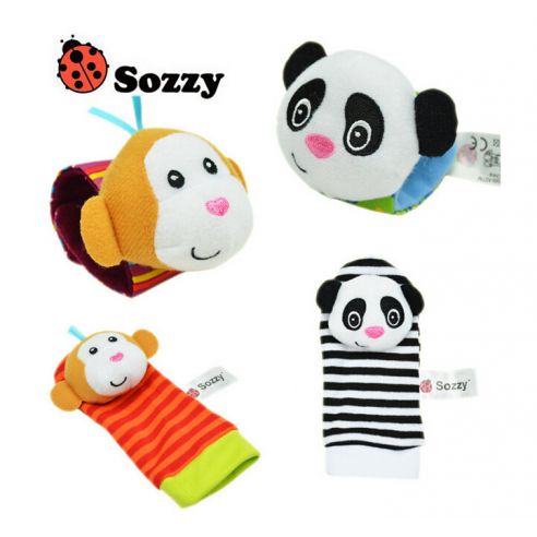 Educational rattles on the legs and knobs of the company Sozzy set 2 buy in online store
