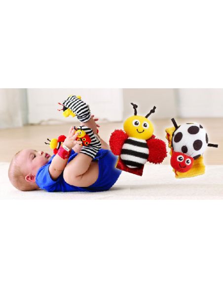 Educational rattles on the legs and handles of the company Lamaze buy in online store
