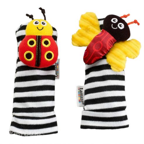 Educational rattles on the legs and handles of the company Lamaze buy in online store