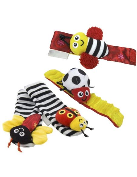 Educational rattles on the legs and handles of the company Lamaze buy in online store