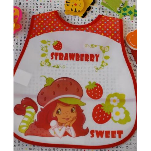 Chucking with pocket - Girl with strawberry buy in online store
