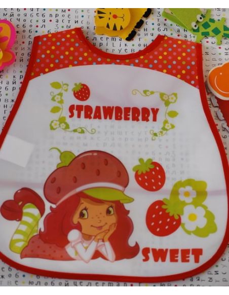 Chucking with pocket - Girl with strawberry buy in online store Chucking with pocket - Girl with strawberry buy in online store