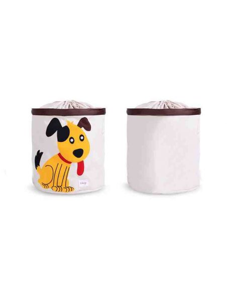 Basket for toys Cotton with Applique - Panda buy in online store Basket for toys Cotton with Applique - Panda buy in online store