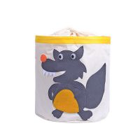 Basket for toys Cotton with Applique - Wolf buy in online store