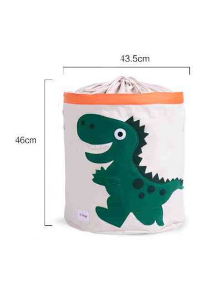 Basket for toys Cotton with Applique - Raccoon buy in online store Basket for toys Cotton with Applique - Raccoon buy in online store