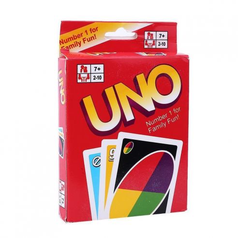 Board Game for Children and Adults - Uno (Tight Cardboard) buy in online store