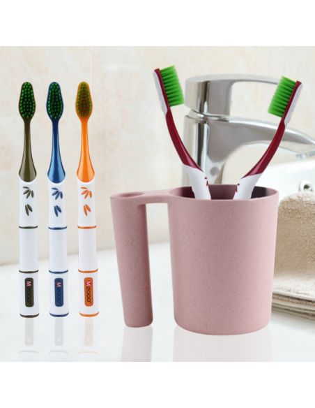 Toothbrushes Technology Nano Bristles Resin with Bamboo Salt buy in online store