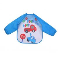 Apron with sleeves - car on blue buy in online store 2