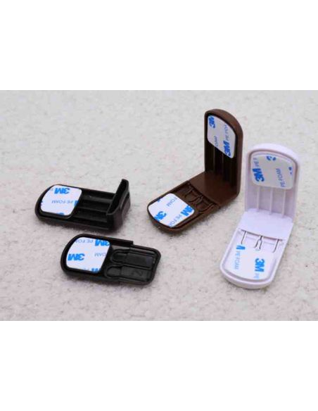 Corner lock - Two brown buttons buy in online store Corner lock - Two brown buttons buy in online store
