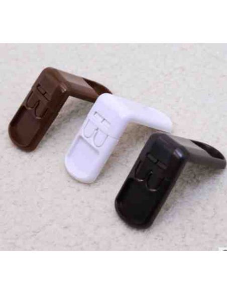 Corner lock - Two brown buttons buy in online store Corner lock - Two brown buttons buy in online store