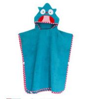 Children's Towel Cape Poncho (Analog Skip Hop) Hooded - Owl 70 * 140 buy in online store