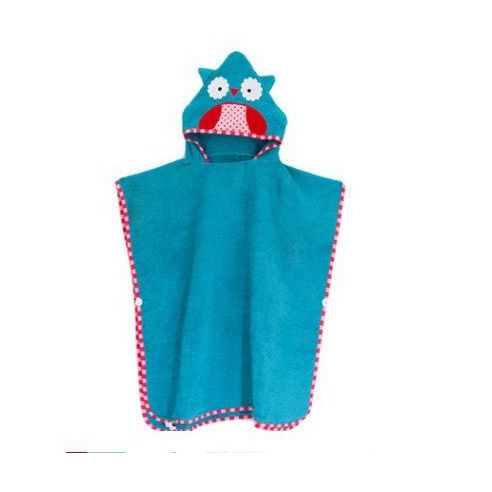 Children's Towel Cape Poncho (Analog Skip Hop) Hooded - Owl 70 * 140 buy in online store