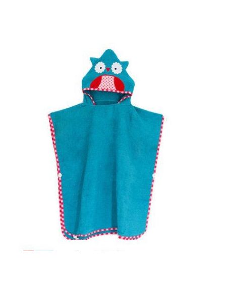 Children's Towel Cape Poncho (Analog Skip Hop) Hooded - Owl 70 * 140 buy in online store