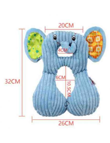 Pillow for children jollybaby in auto, stroller and travel - puppy buy in online store
