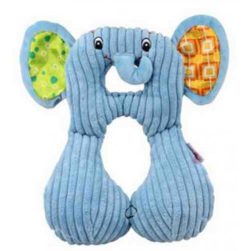 Pillow for children jollybaby in auto, stroller and travel - elephant buy in online store