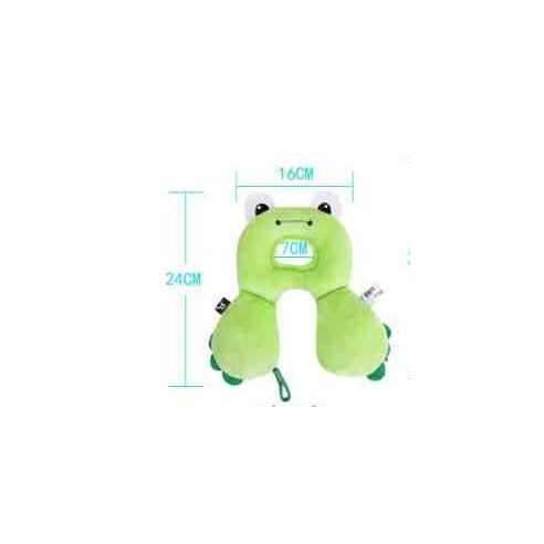Pillow for children Banbet in auto, stroller and travel from 0 to 12 months - frog buy in online store