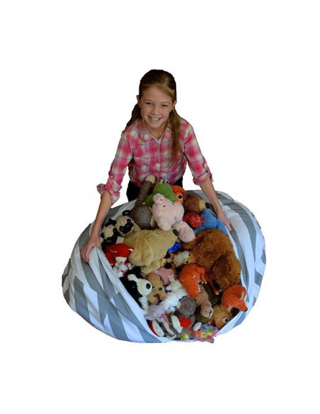 Basket bag for soft teddy toys and textiles- buy in online store Basket bag for soft teddy toys and textiles- buy in online store
