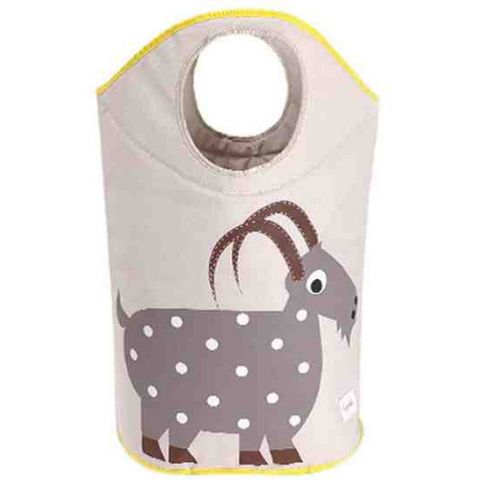Toy basket cotton with applique - goat buy in online store