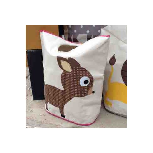 Basket for Toys Cotton with Applique - Bear buy in online store