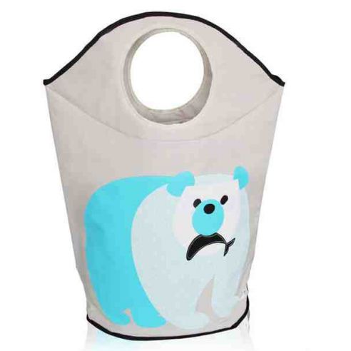 Basket for Toys Cotton with Applique - Bear buy in online store
