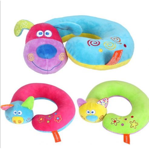 Pillow for children in auto, stroller and travel - piglets buy in online store