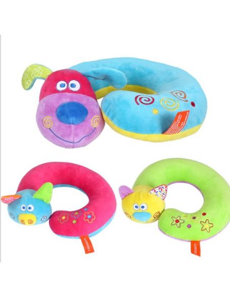 Pillow for children in auto, stroller and travel - piglets buy in online store