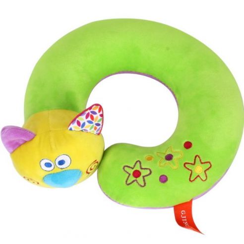 Pillow for children in auto, stroller and travel - cat buy in online store