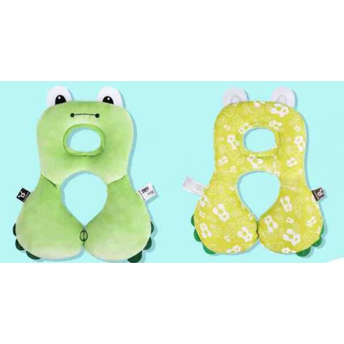 Pillow for children Banbet in auto, stroller and travel from 1 to 4 years - frog buy in online store