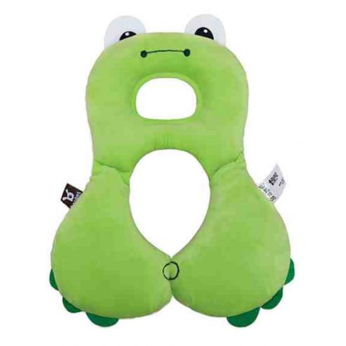 Pillow for children Banbet in auto, stroller and travel from 1 to 4 years - frog buy in online store
