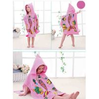 Beach Towel Poncho - Pink Mermaid buy in online store 2