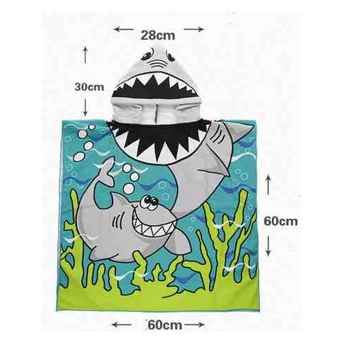 Beach Towel Poncho - Pink Mermaid buy in online store