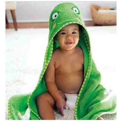 Baby Hooded Towel (Full Analog Skip Hop) - Frog buy in online store