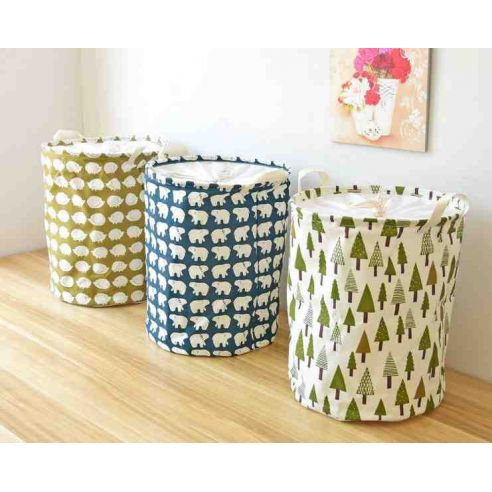 Basket for cotton toys big - whales buy in online store