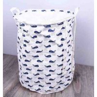 Basket for cotton toys big - whales buy in online store