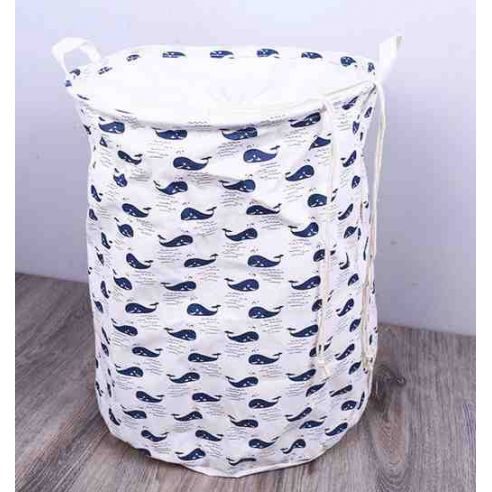 Basket for cotton toys big - whales buy in online store