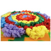 Appliques from crumpled balls buy in online store 2