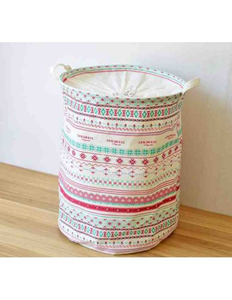 Basket for cotton toys big - pink ornament buy in online store Basket for cotton toys big - pink ornament buy in online store